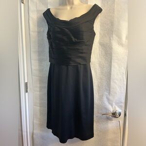 Camille La Vie Black formal party prom Dress Sz-12 M19